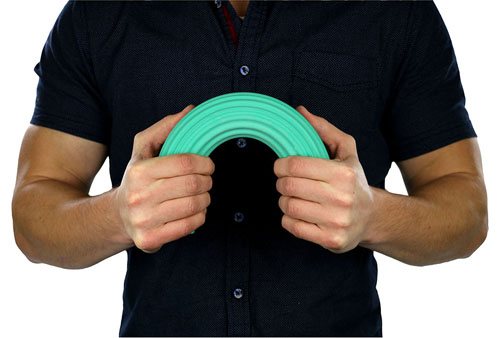 CanDo Twist-n-Bend Hand/Wrist Exerciser Green - Image 2