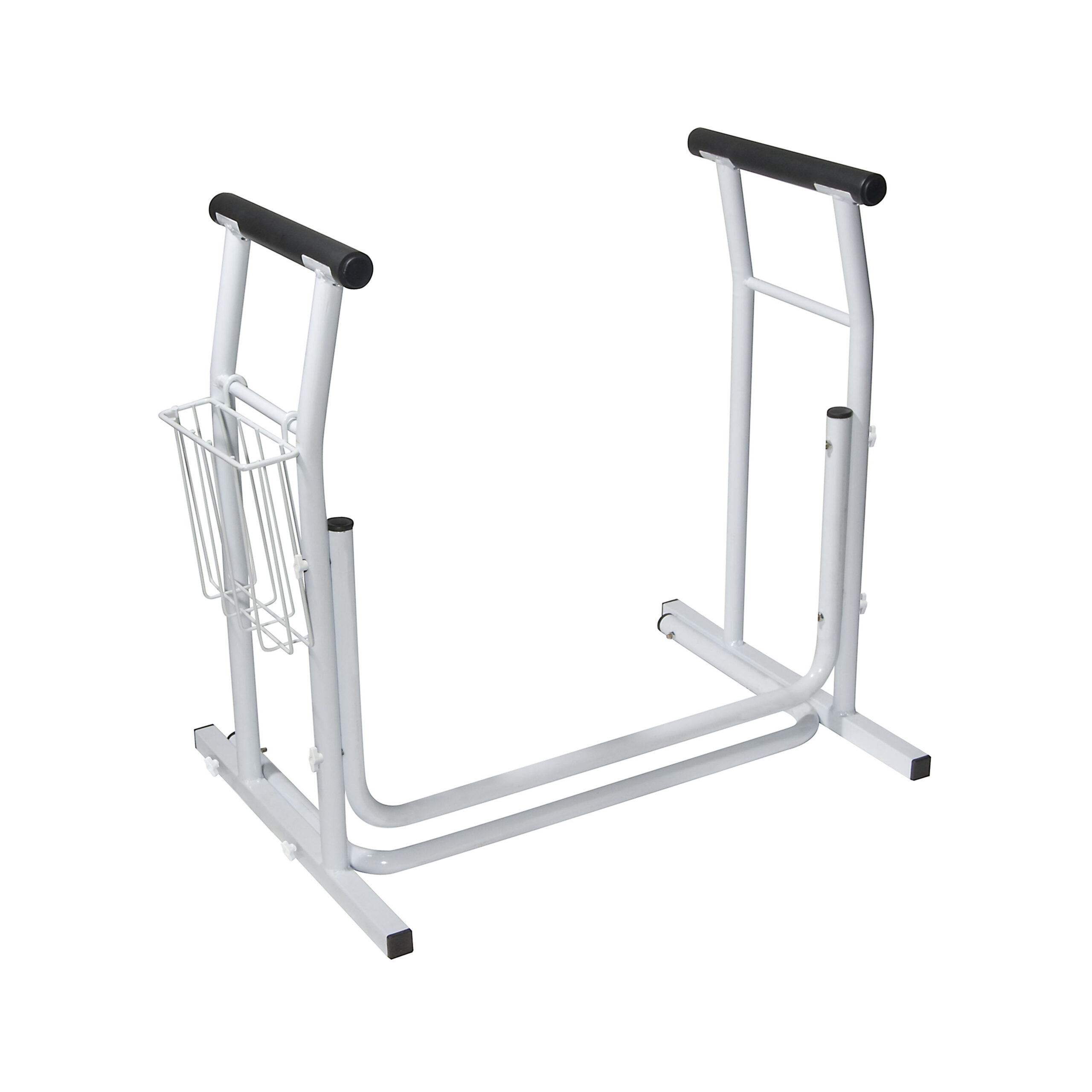 Toilet/Commode Safety Rail Rails w/ Magazine Holder  Cs/2