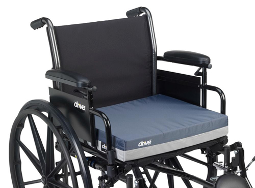 Molded Wheelchair Cushion General Use Gel/Foam 18x16x2 - Image 2