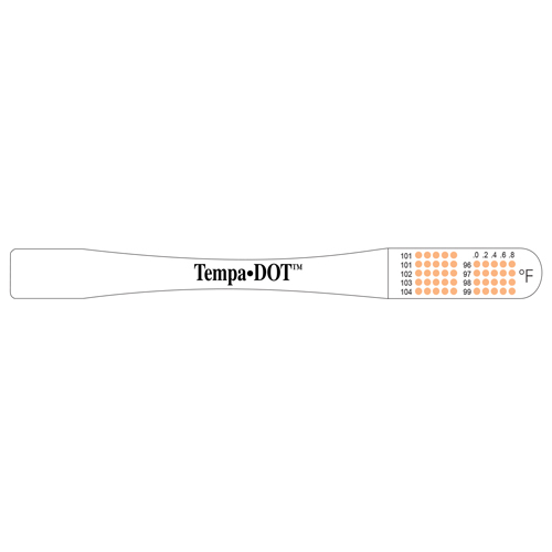 Tempa-Dot Disposable Thermometer Non-Sterile Bx/100 - Image 2