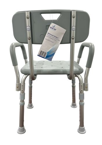 Bathroom Perfect Shower Chair with Back & Padded Arms Cs/2 - Image 3