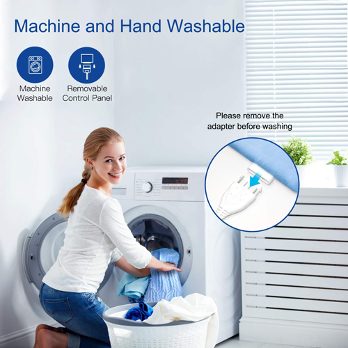 Heating Pad 12 x24 Washable 6 Heat & 6 Timer Settings - Image 4