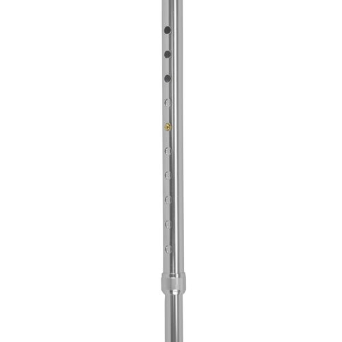 Cane Soft Foam Offset Handle Blue Jay Silver with Strap - Image 2