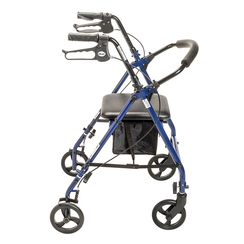 Rollator Steel Blue w/6 Whls Knocked-Down - Image 2