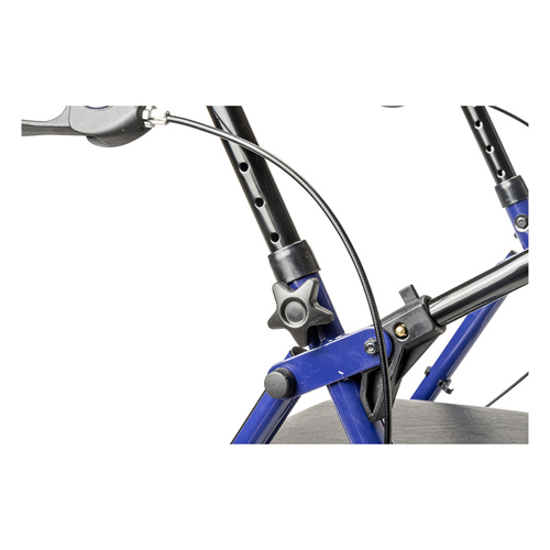 Rollator Steel Blue w/6 Whls Knocked-Down - Image 8