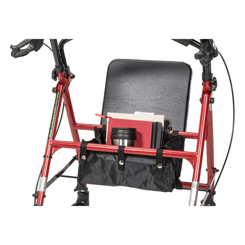 Rollator Steel Red w/6 Whls Knocked-Down - Image 5
