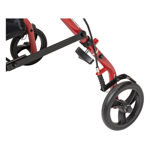 Rollator Steel Red w/6 Whls Knocked-Down - Image 6