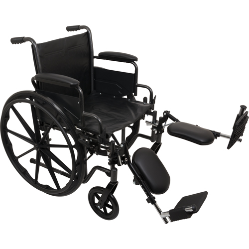 K2 Wheelchair 18 x16 Removbl Desk Arms Elevating Legrests