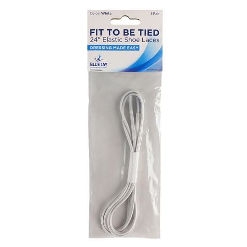 Fit To Be Tied Shoe Laces Elas-White 24 pr - Image 6