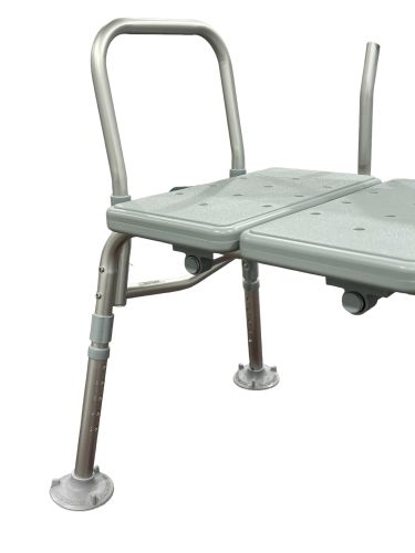 Bathroom Perfect Transfer Bench w/Back Blue Jay Case/2 - Image 4